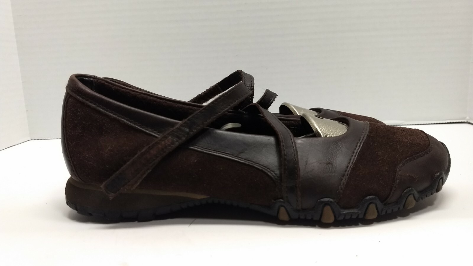Skechers 21571 Brown Mary Jane Leather 